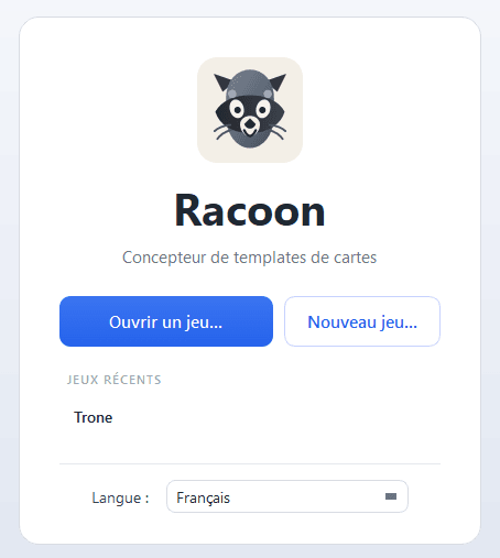 The Racoon launcher